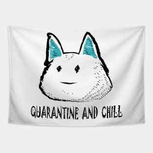 Quarantine and chill Tapestry