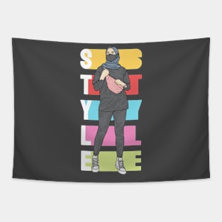 Black Shirt Tapestry