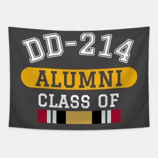 DD-214 Alumni Class of Iraq War Veteran Pride Tapestry