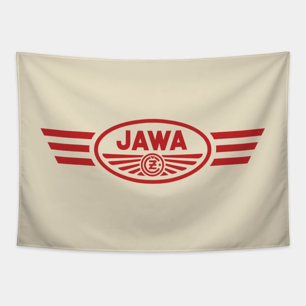 Jawa CZ logo Tapestry by GetThatCar