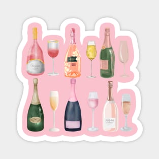 Champagne Lovers Magnet