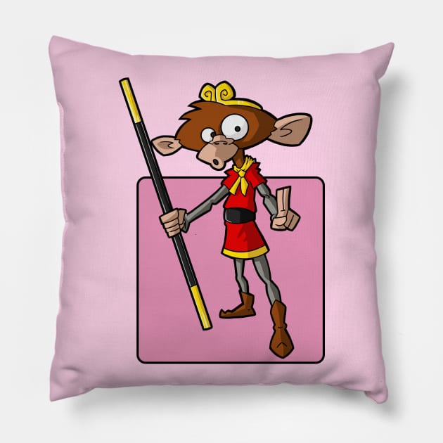 Monkey Boy Pillow by Captain_awesomepants