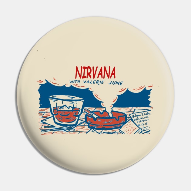 nIRVA Vintage Pin by Animal Paper Art