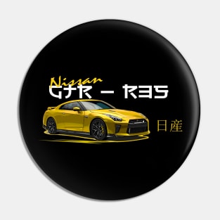 Nissan GTR R35, GT-R, JDM Car Pin