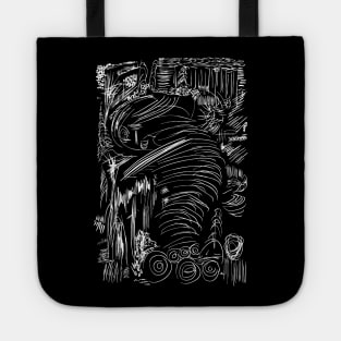 abstract art - M. C. Escher Style sketch Tote