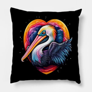 Pelican Valentine Day Pillow