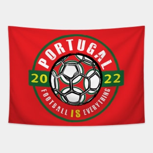 Football Is Everything - Portugal 2022 Vintage Tapestry