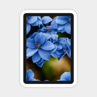 Beautiful Blue Flowers, for all those who love nature #89 Magnet