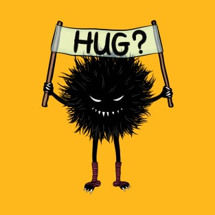 Monster Hug Cute Evil Character T-Shirt