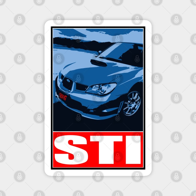 Subaru STI - 2 Magnet by 5thmonkey