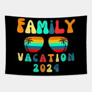 Summer Vacation Beach Family Trips Matching Family Group Tapestry