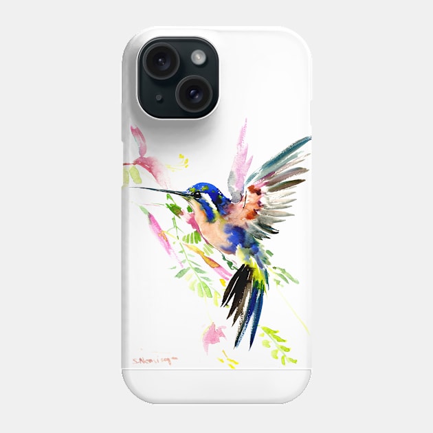 Flying Hummingbird Phone Case by surenart