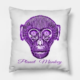 Bored Ape on Planet Monkey Pillow