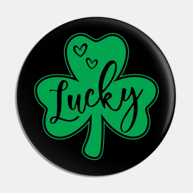 Lucky Shamrock- St. Patrick's Day Pin by scottgarland