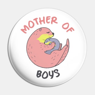 Mother of boys Pin