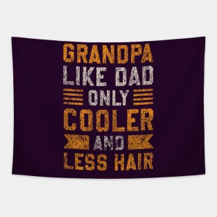Grandpa Like Dad With Less Hair Tapestry