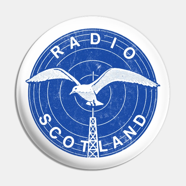 Radio Scotland 242 / 80s Pirate Radio Station Pin by CultOfRomance