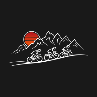 Bicycle Tour Mountains Bicycle Nature Excursion T-Shirt