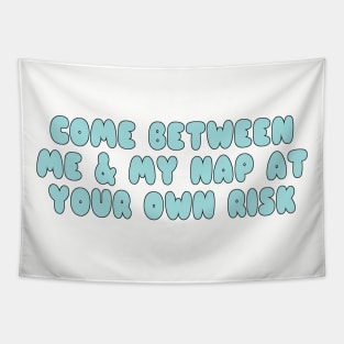 Come Between Me and My Nap At Your Own Risk Tapestry