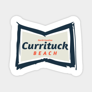 Currituck Beach, NC Summertime Vacationing Bowtie Sign Magnet