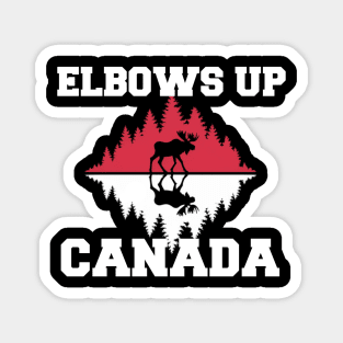 Elbows-up-canada Magnet
