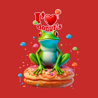 Frog with Donuts T-Shirt