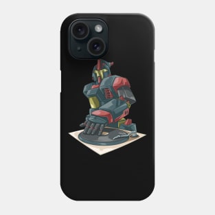 Robot DJ on turntable Techno & Hip Hop DJ Phone Case