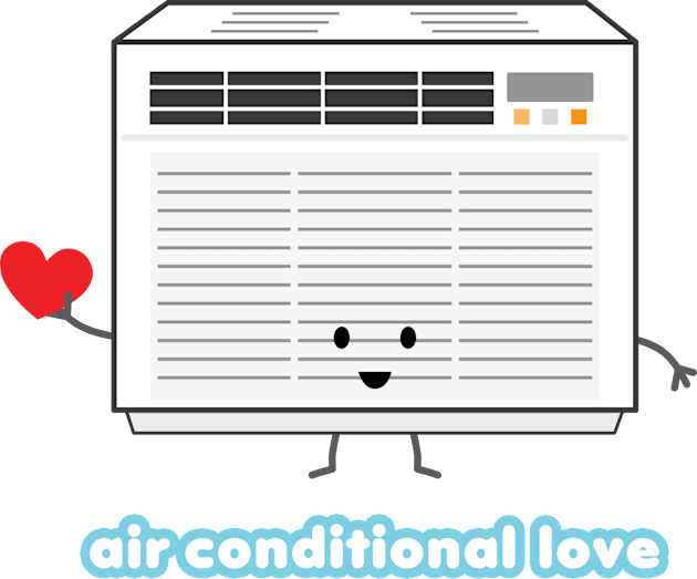 Air Conditional Love | by queenie's cards Kids T-Shirt by queenie's cards