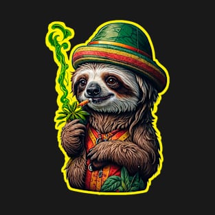 Rastafarian sloth T-Shirt