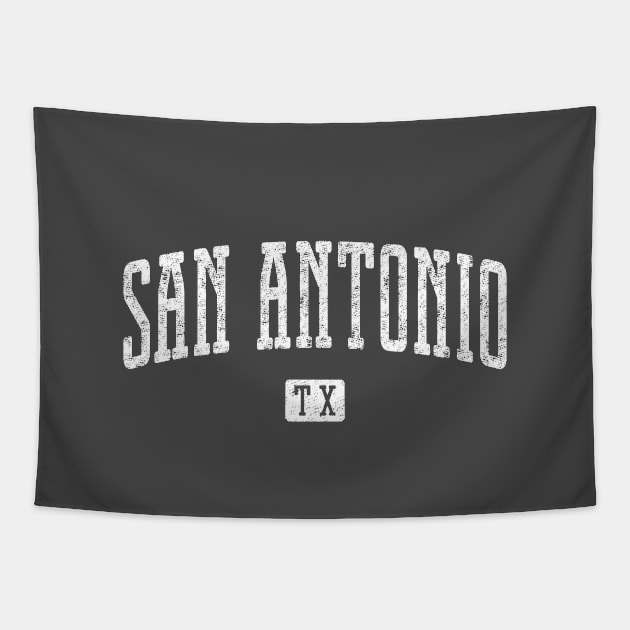 San Antonio TX Vintage City Tapestry by Vicinity