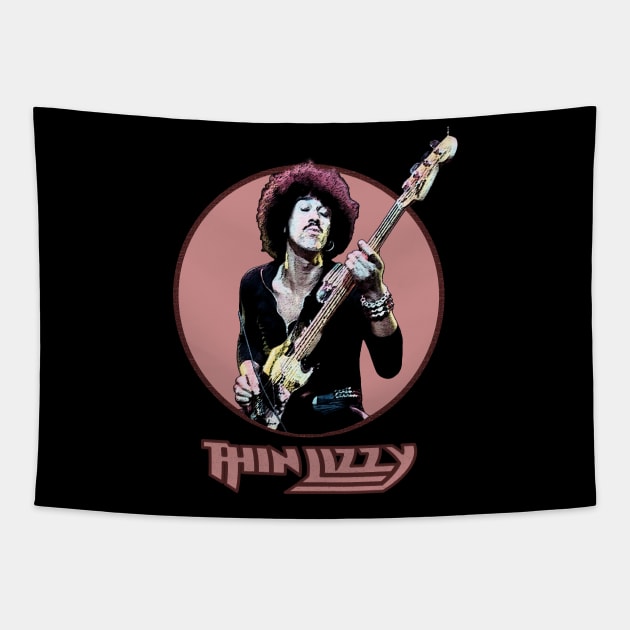 tHIN lizzy art Tapestry by Twrinkle