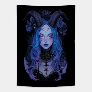 Gothic Demon Tapestry