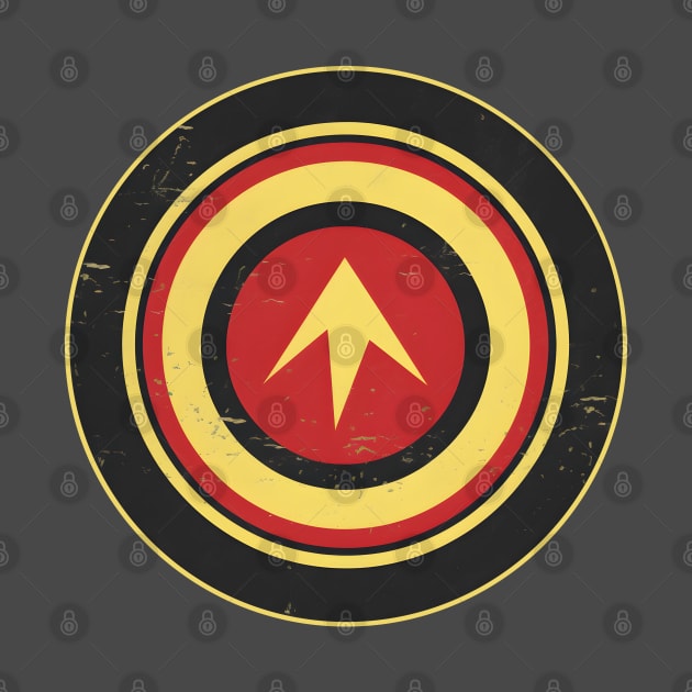 Be Your Own Hero Logo - Retro Superhero Style by Dazed Pig