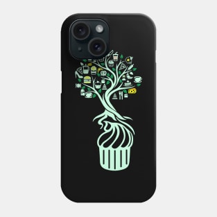 Cupcake Muffin Tree Of Life Yoga Celtic Viking Yggdrasil Phone Case