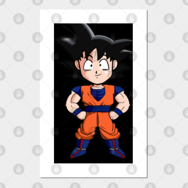 Dragon Ball Z Chibi Goku Full Color Dragon Ball Posters And Art Prints Teepublic Uk