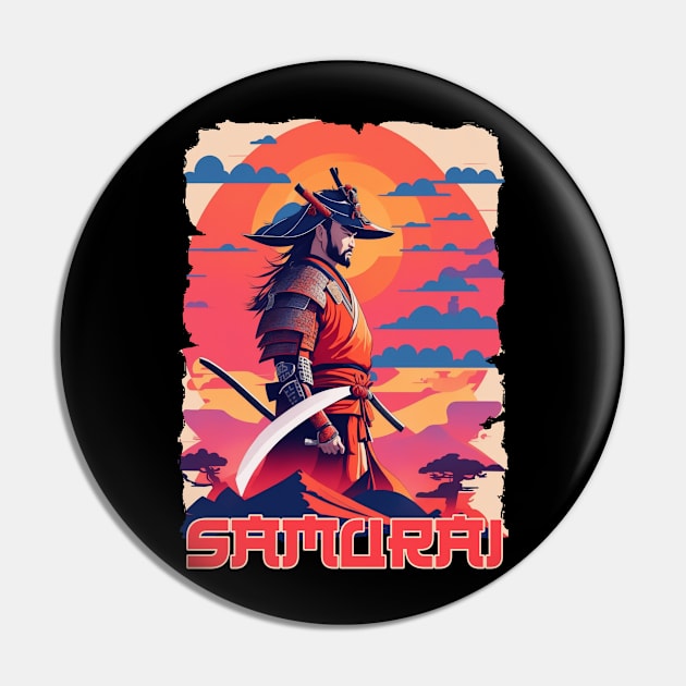 Samurai japan style Pin by NekerArt