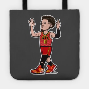 Trae Young Cartoon Style Tote