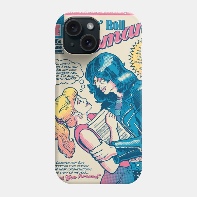 Rock N' Roll Romance Phone Case by Scott Derby Illustration