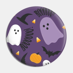 Halloween pattern Pin