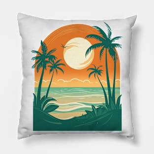 Endless Summer | Unisex Retro Surf & Beach Shirt Pillow