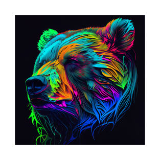 Northern Lights Ursine Bear T-Shirt