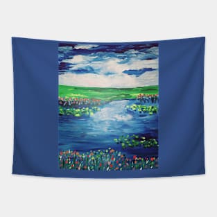 Marsh Wetlands in Spring Tapestry