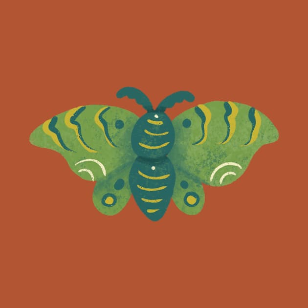 Large Green Moth by Alexandra Franzese