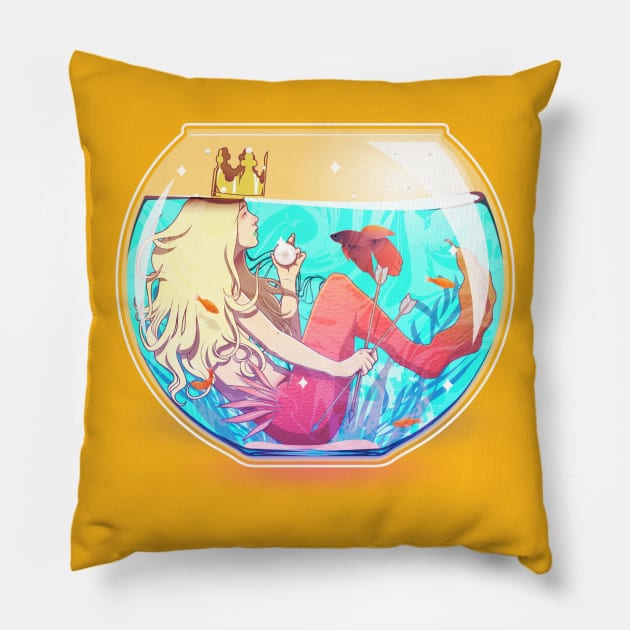 Mermaid Pet Pillow by sergiosaucedo