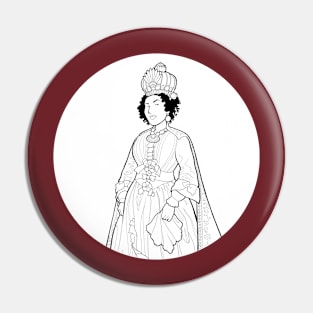 The Dead Queen Detectives - Queen Ranavalona i of Madagascar Pin