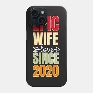 Epic wife since 2020 Phone Case