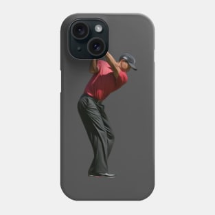 Tiger Woods Swing Phone Case