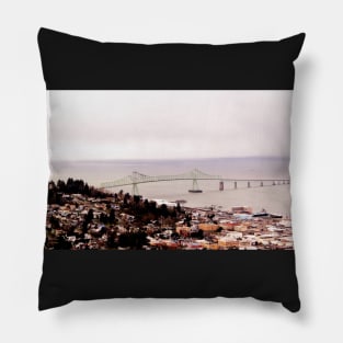 view from the Astoria Column Astoria–Megler Bridge 2 Pillow