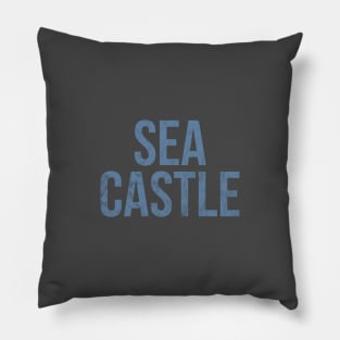 Sea Castle Vintage Pillow