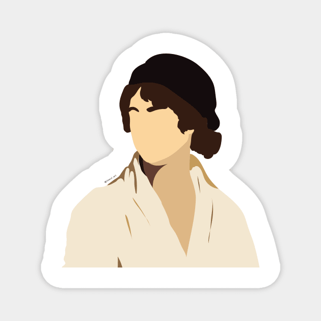 Mary Wollstonecraft Magnet by itsaulart